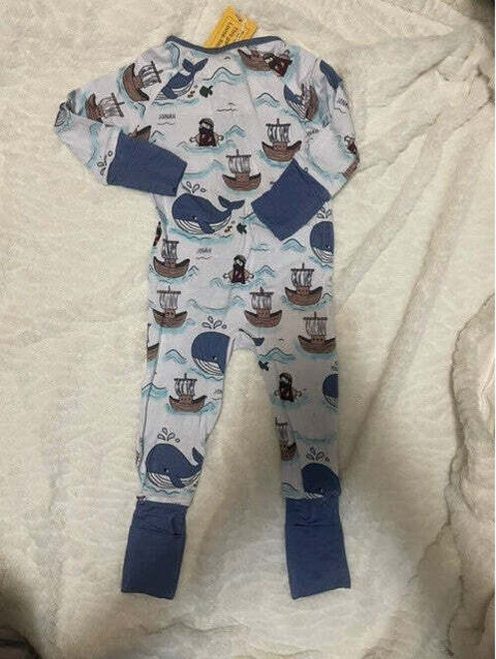 Size 6–9 Months – NWT Bamboo Jonah Convertible Sleeper